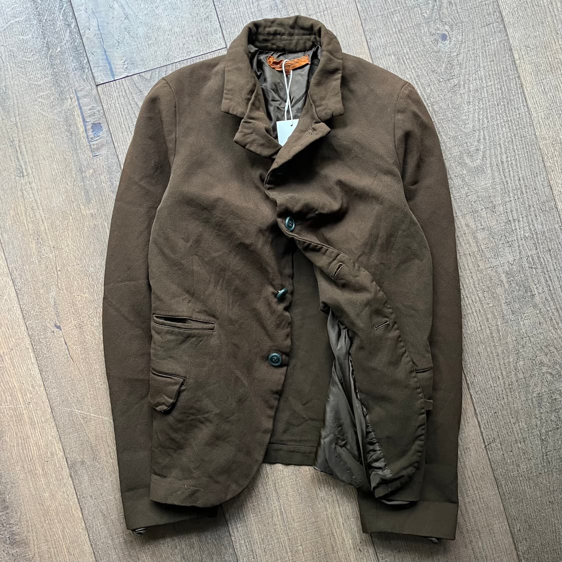 Fulling Polyester Round Jacket 상품이미지7