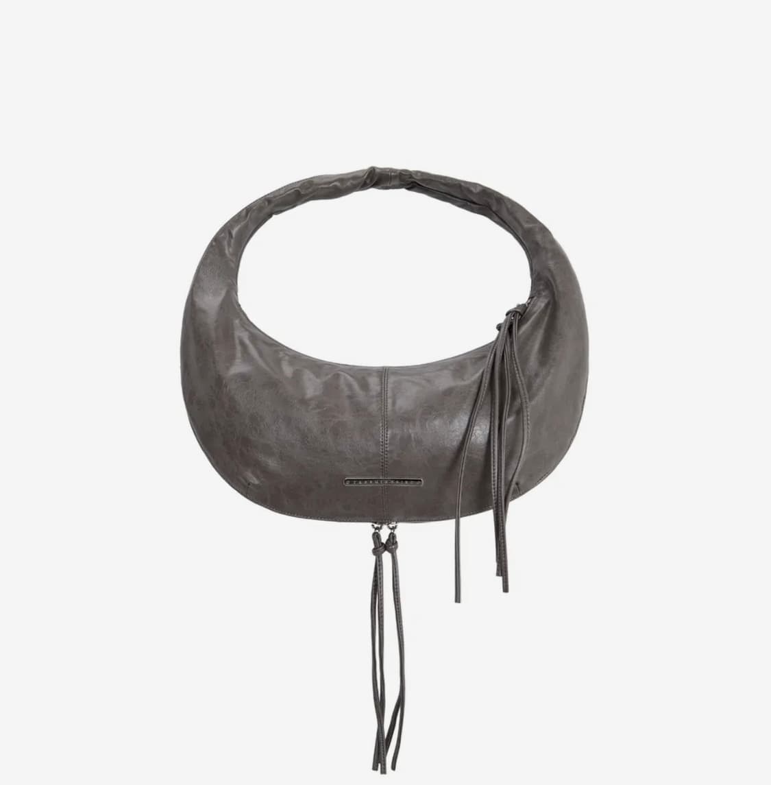 트리밍버드 Zipper Finishing 미니 호보백 그레이 상품이미지1