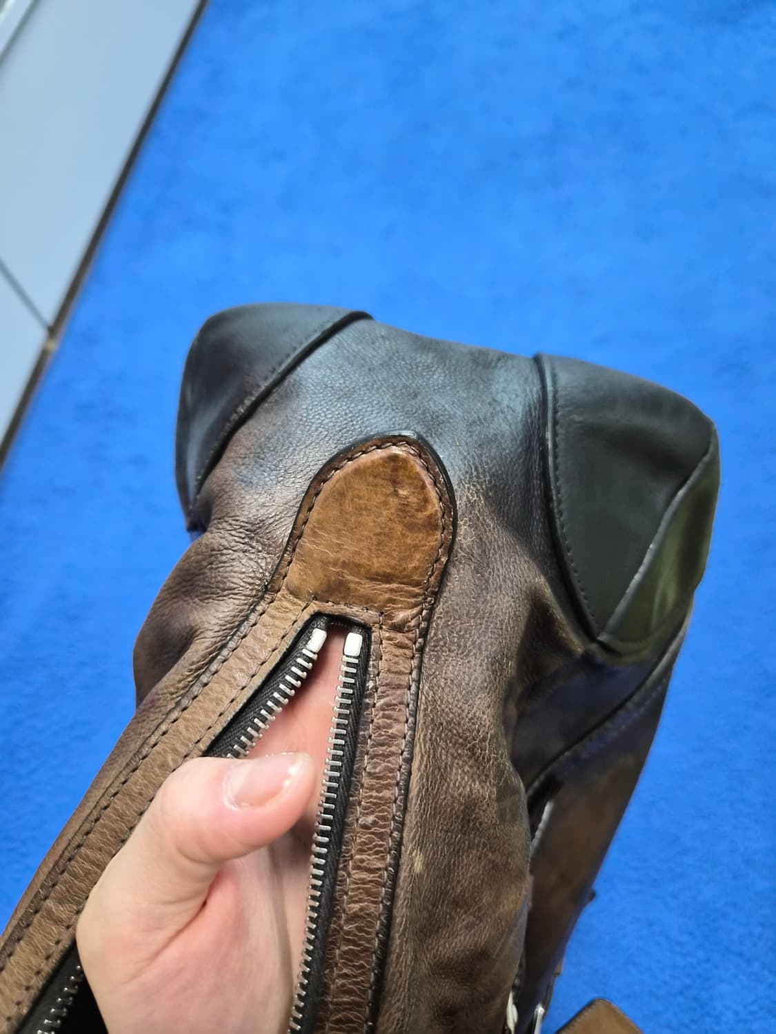 빈티지 프라다 브라운 토트/더플백 상품이미지7