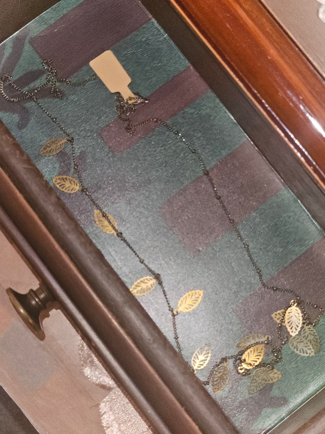 Vintage leaf necklace 상품이미지2