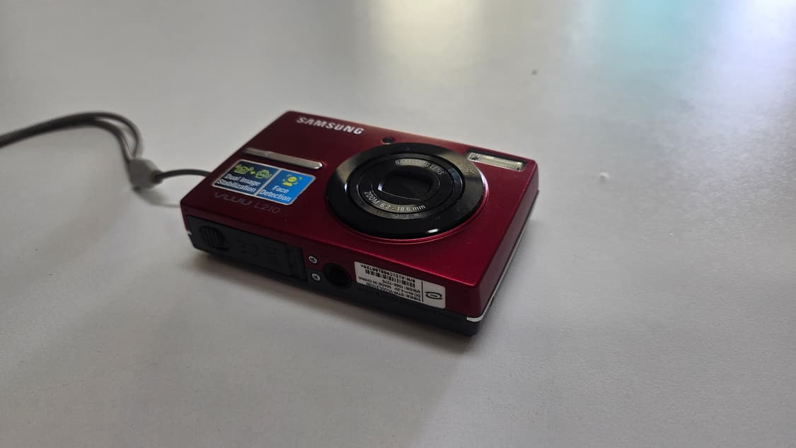 작례O 장동건 디카 초소형 삼성 블루 l210 디지털카메라 빈티지 상품이미지7