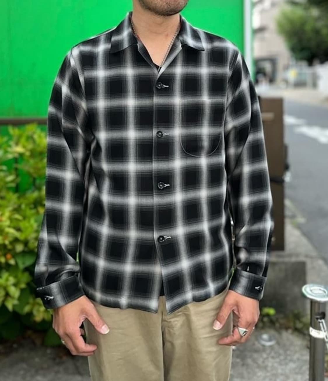 콜림보(Colimbo) Bald Hill 오픈 칼라 셔츠 XL사이즈 상품이미지1