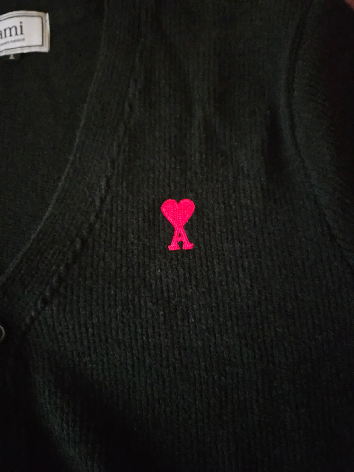 아미 블랙 가디건 상품이미지2