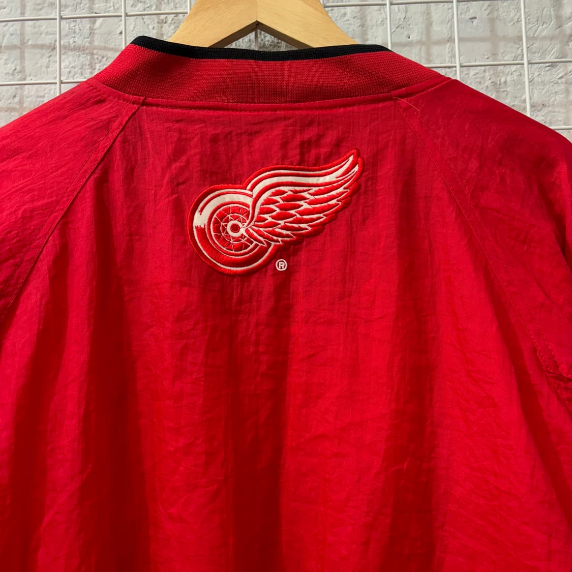 90s 프로 플레이어 올드스쿨 디트로이트 레드윙스 웜업 XL 상품이미지6