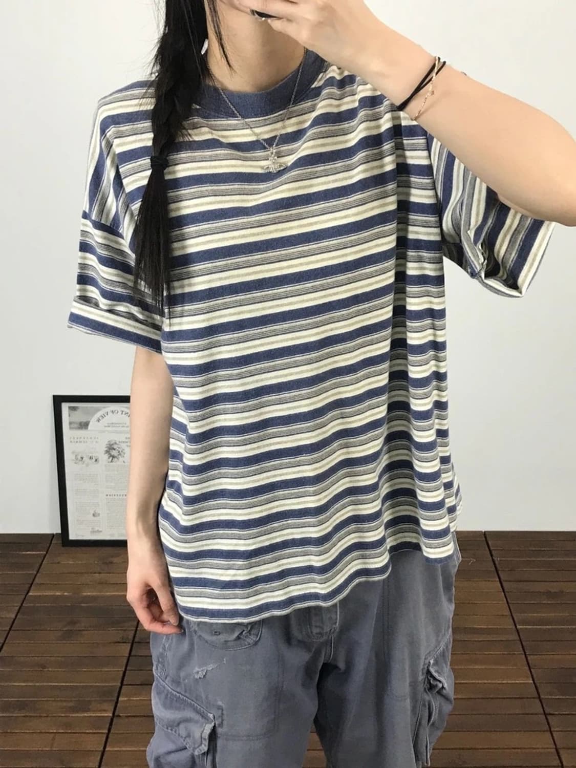 90s Bale Dyed Originals Stripe Tee 상품이미지2