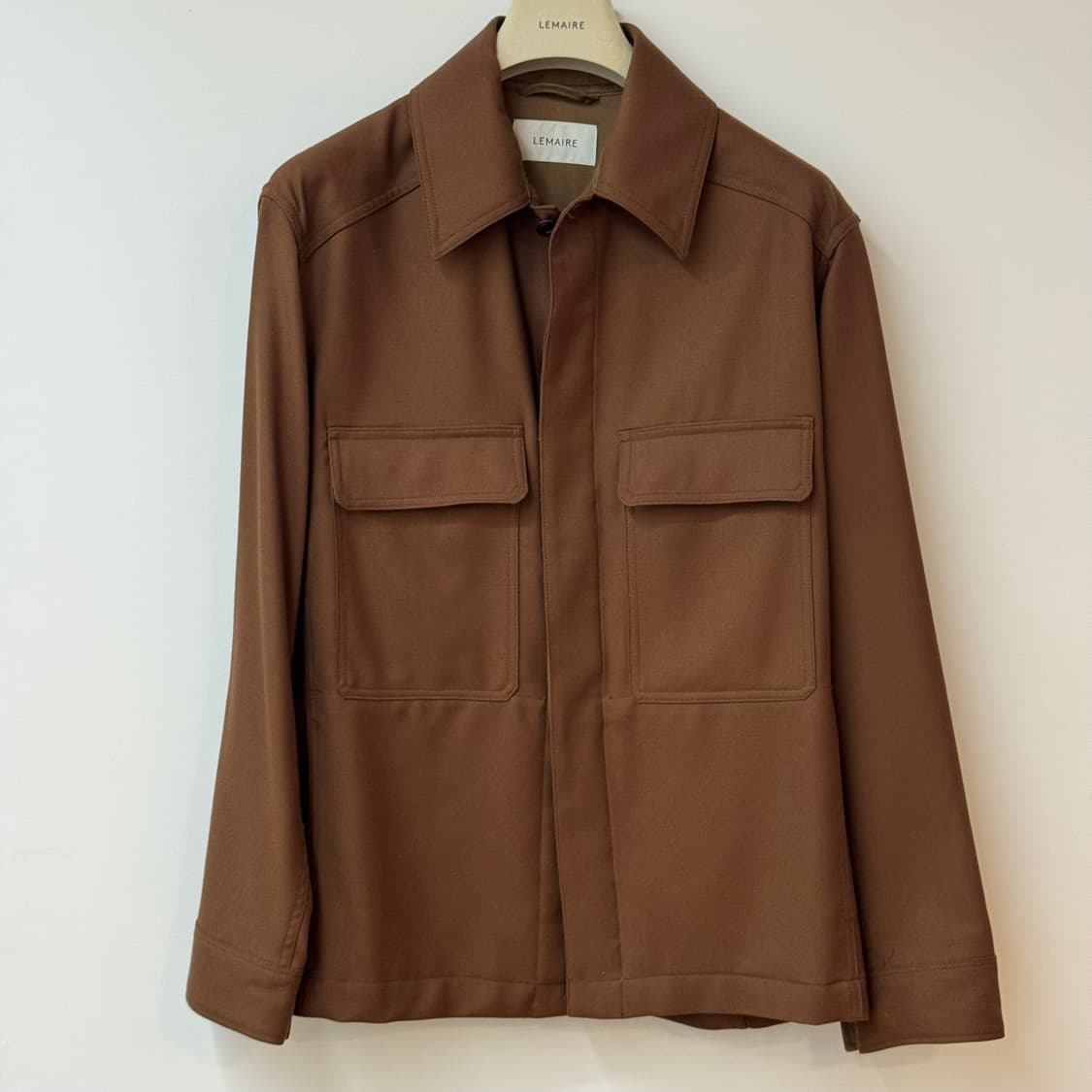 르메르 울 히드포켓 브라운 자켓 상품이미지1