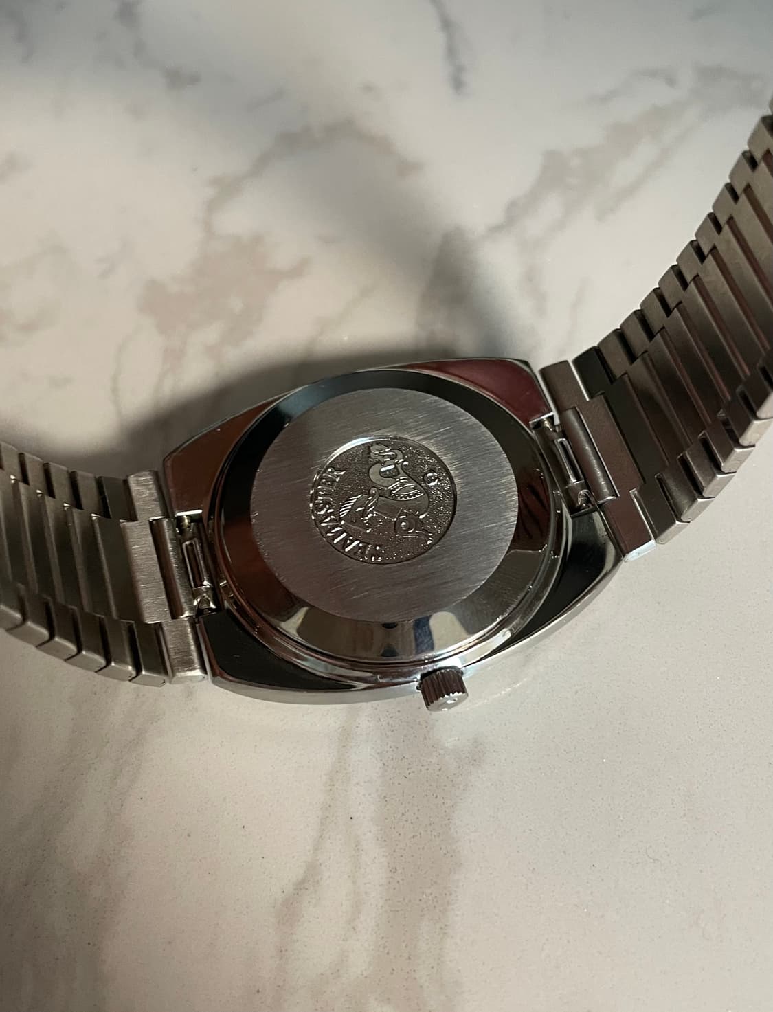 오메가 씨마스터 고구마 데이데이트 네이비 오토매틱 빈티지 시계 상품이미지3