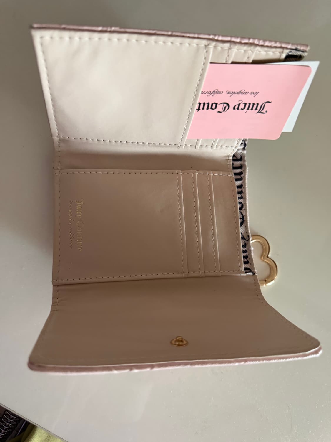 쥬시꾸뛰르 핑크 하트 지갑 상품이미지2