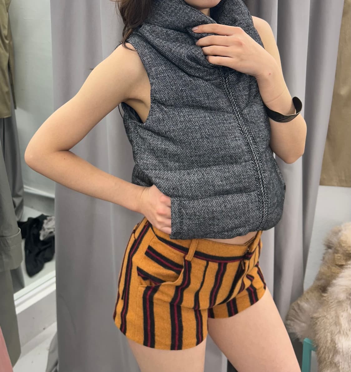 갭 크롭패딩조끼 상품이미지1