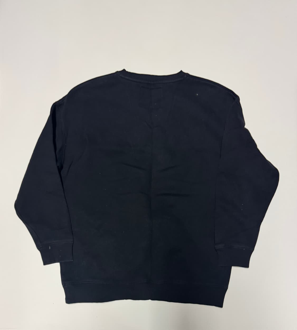 타미힐피거 데님 귀여운 스펠아웃 기모 맨투맨 L~M 블랙 상품이미지2