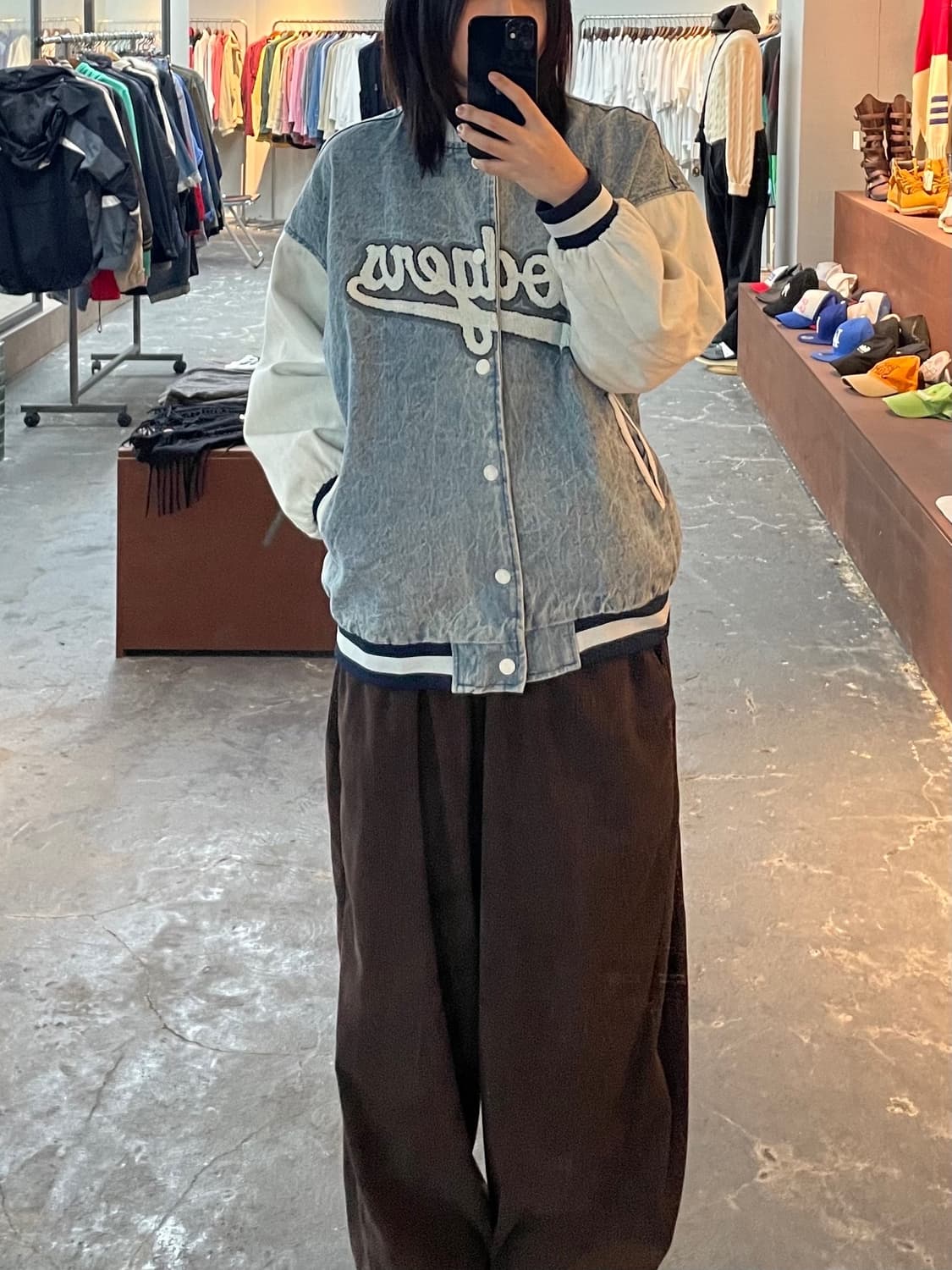 LA다저스 데님 바시티 자켓 H994 상품이미지1