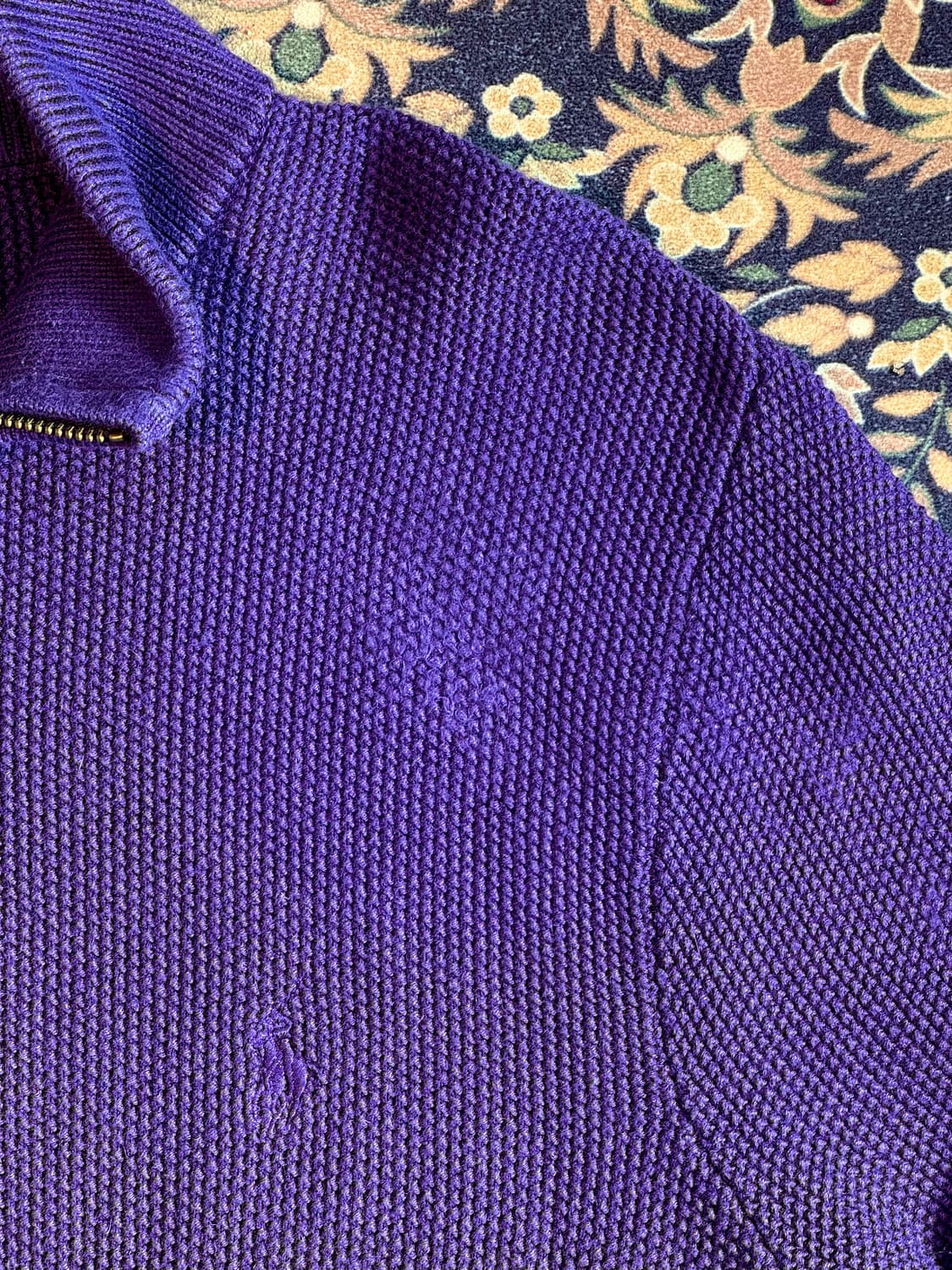 폴로 골프 쿼터집업 와플니트 상품이미지5