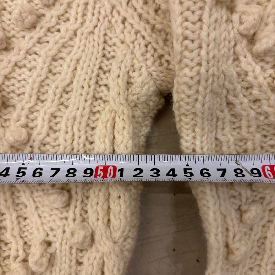 빈티지 케이블 패턴 니트 상품이미지5