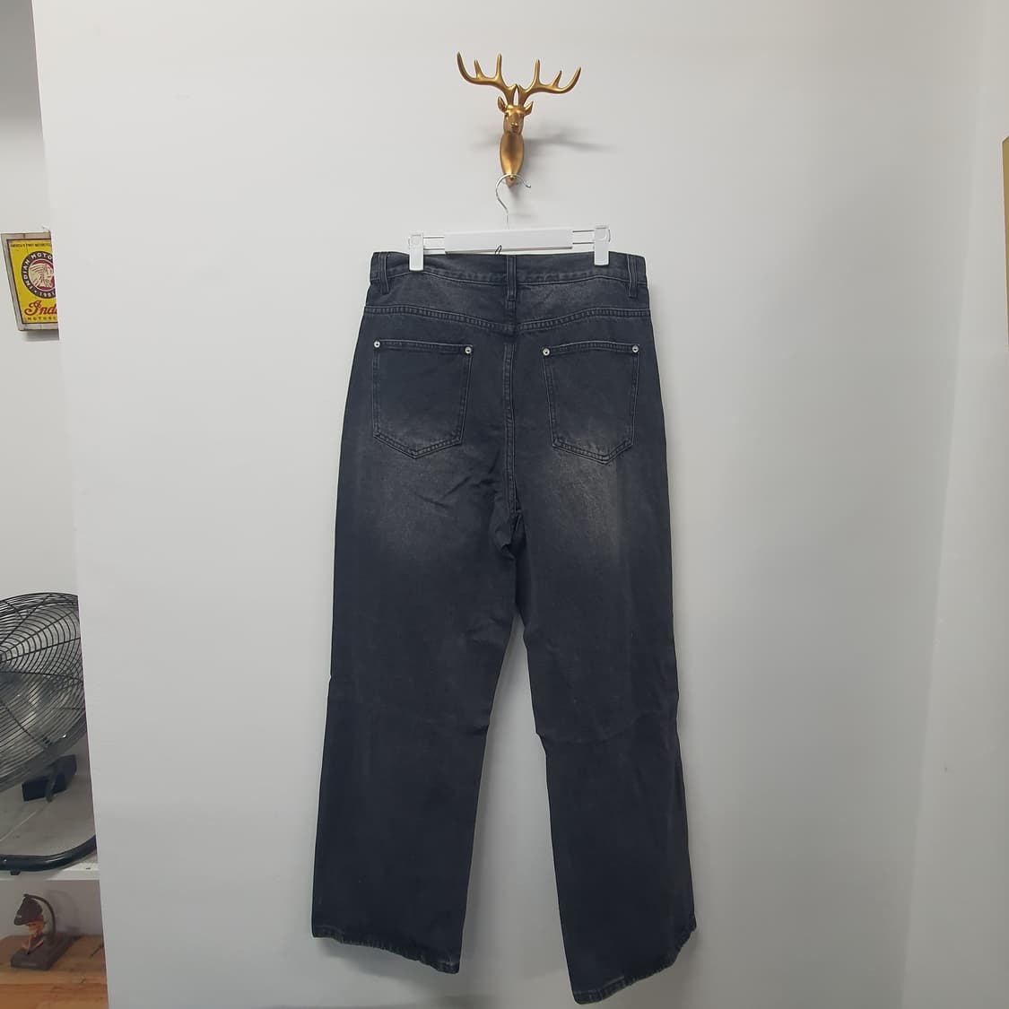 파르티멘토 블랙 데미지데님팬츠 새상품 상품이미지2