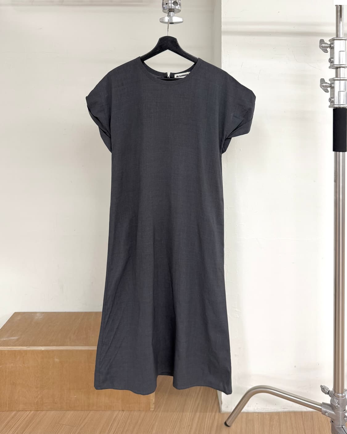 질 샌더 그레이 자카드 원피스 상품이미지1