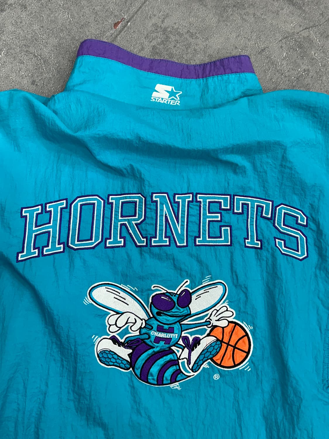 스타터 90s NBA 샬럿 호네츠 바람막이 상품이미지6
