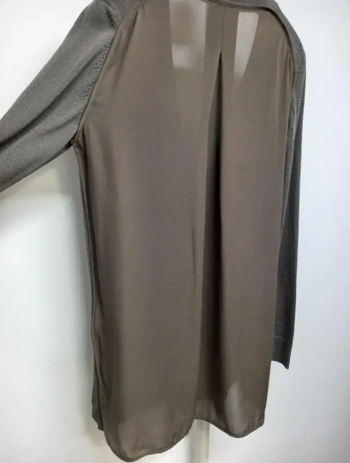 미샤 MICHAA 춘추 모.실크100  롱 가디건 55 상품이미지8