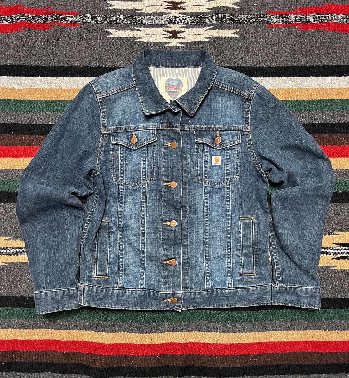 Carhartt heart button detroit denim jack 상품이미지1