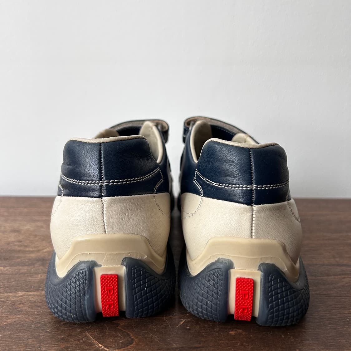 Square Toe Bicolor Belcro Sneakers 상품이미지5