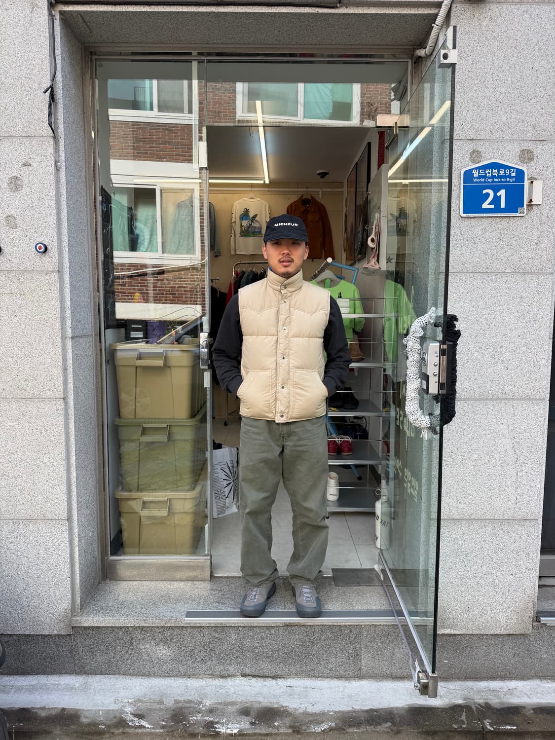 vtg down vest 상품이미지10