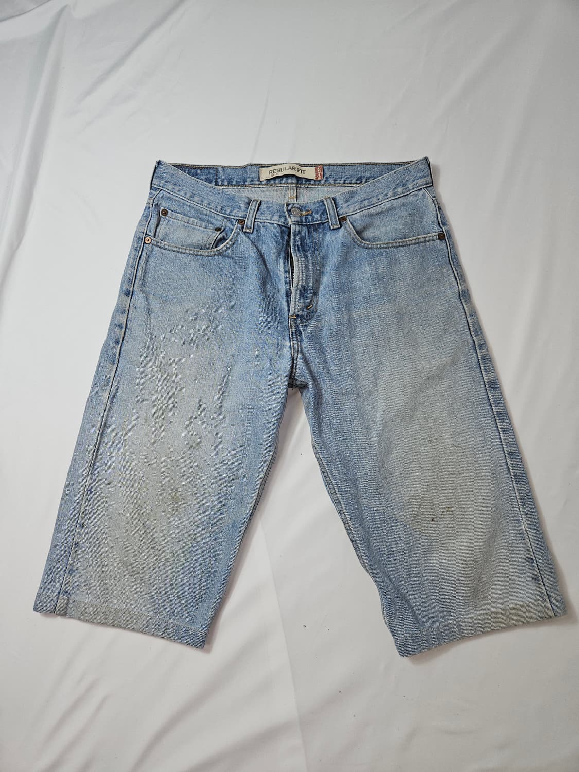 00s 리바이스 505 데님숏팬츠 하프 빈티지 레귤러핏 32 상품이미지3