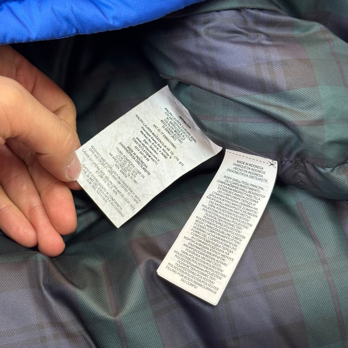 폴로랄프로렌 퍼포먼스 덕다운 파주 패딩 2XL 상품이미지6