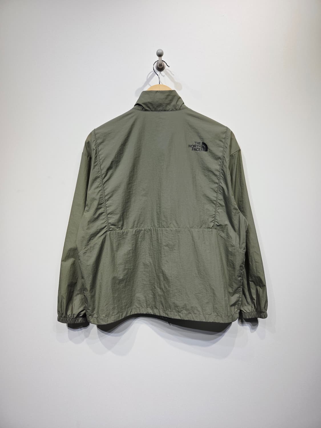 노스페이스 나일론 집업 바람막이 자켓 카키 상품이미지6