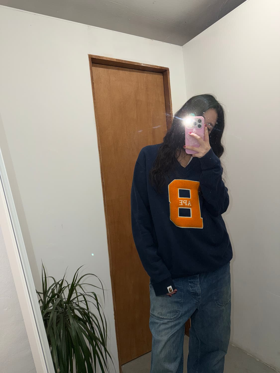 베이프 A BATHING APE Chenille B  Sweatshirt 상품이미지5