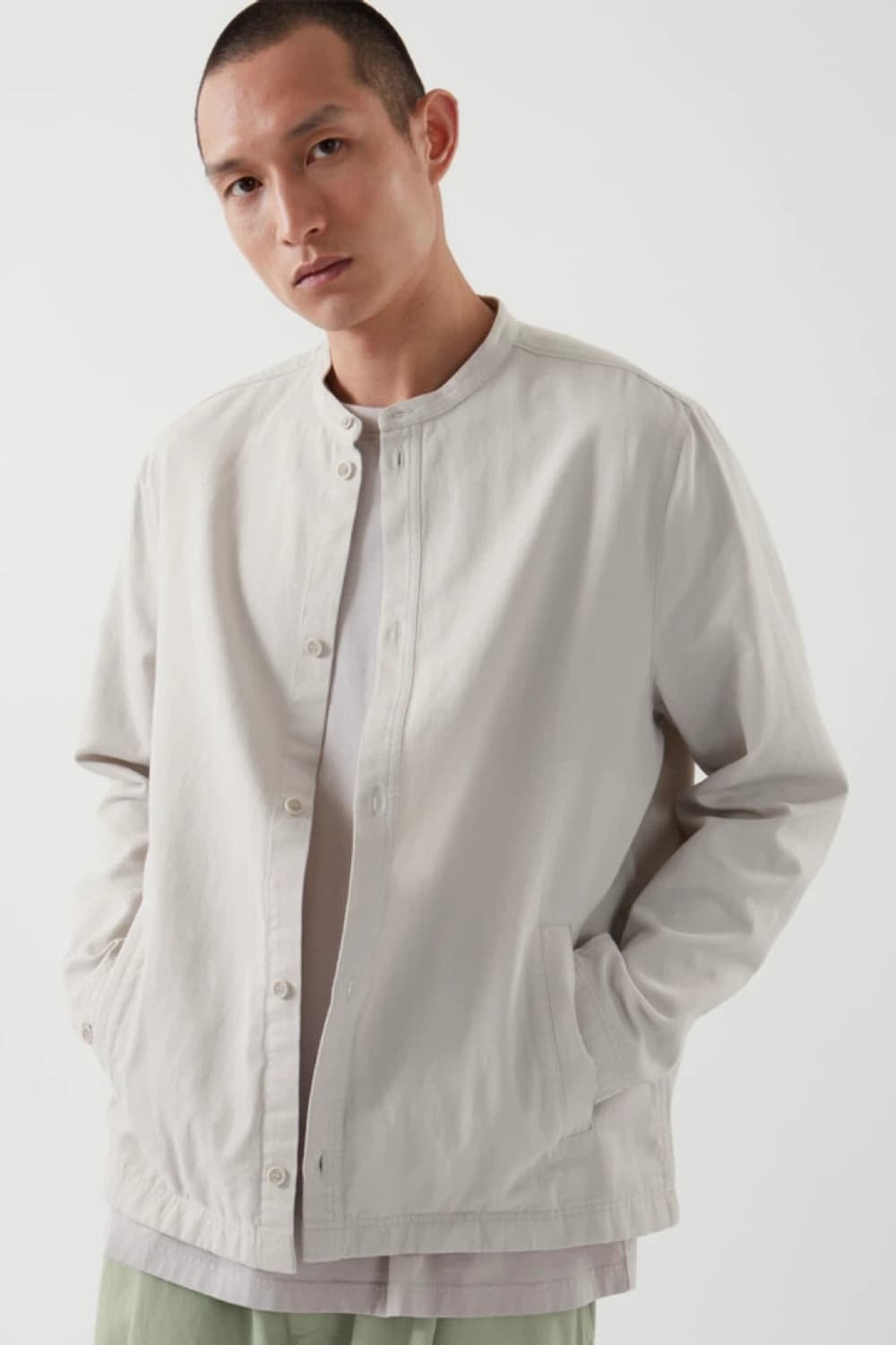 코스 그랜대드 칼라 코튼 오버셔츠 / 남성 셔츠 / 남자 셔츠  상품이미지1