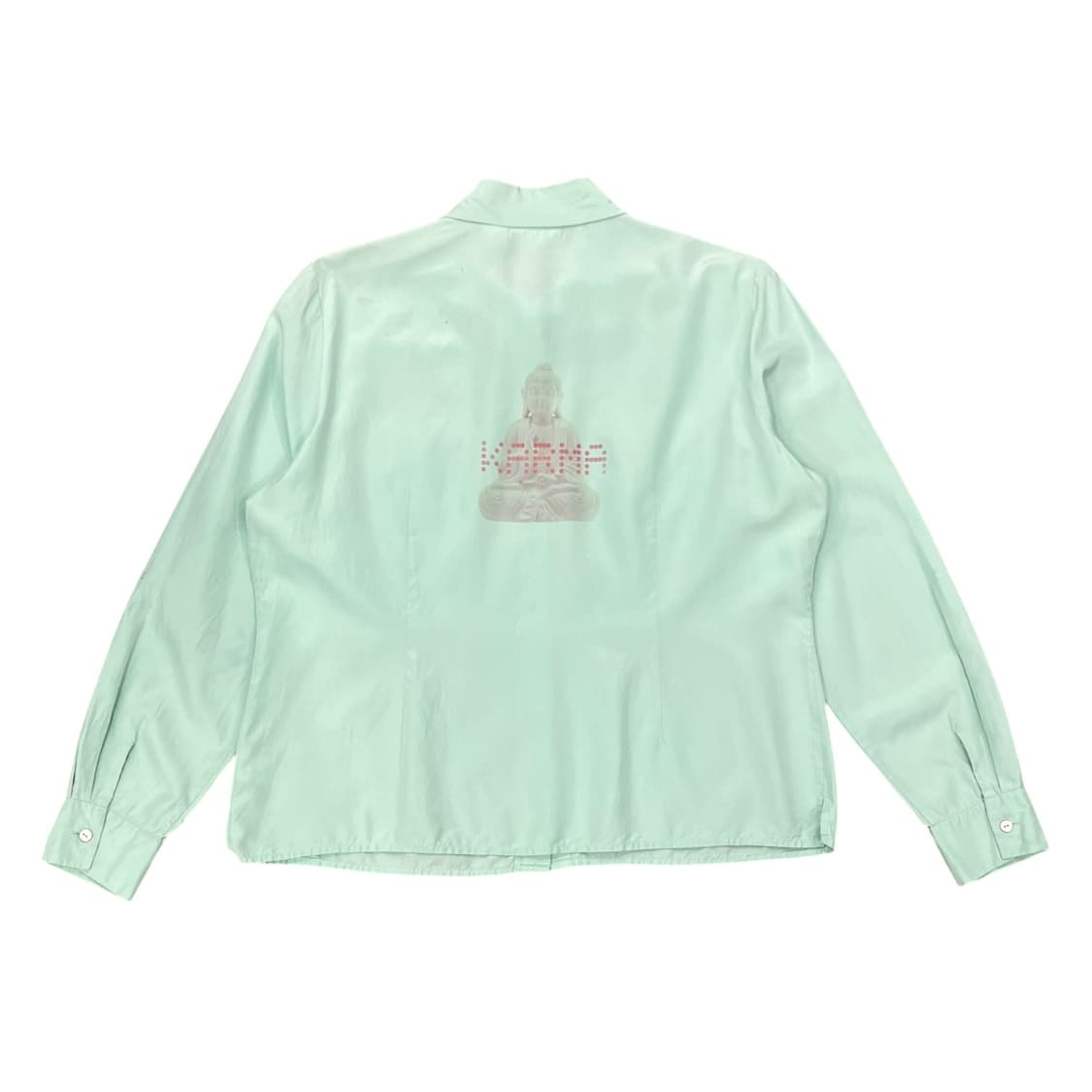 Mint Silk Karma Printing Shirt 상품이미지3