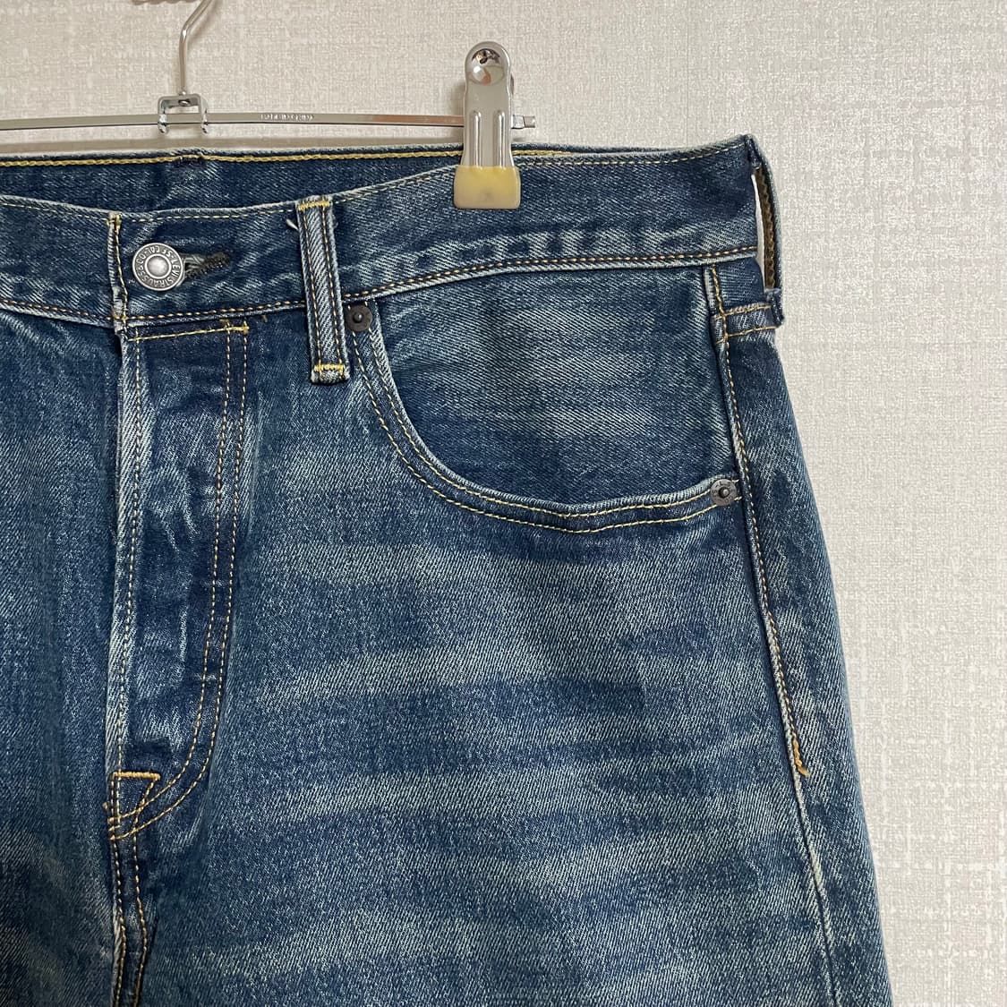 리바이스 501 워시드 미디엄블루 / W32, L32 상품이미지3