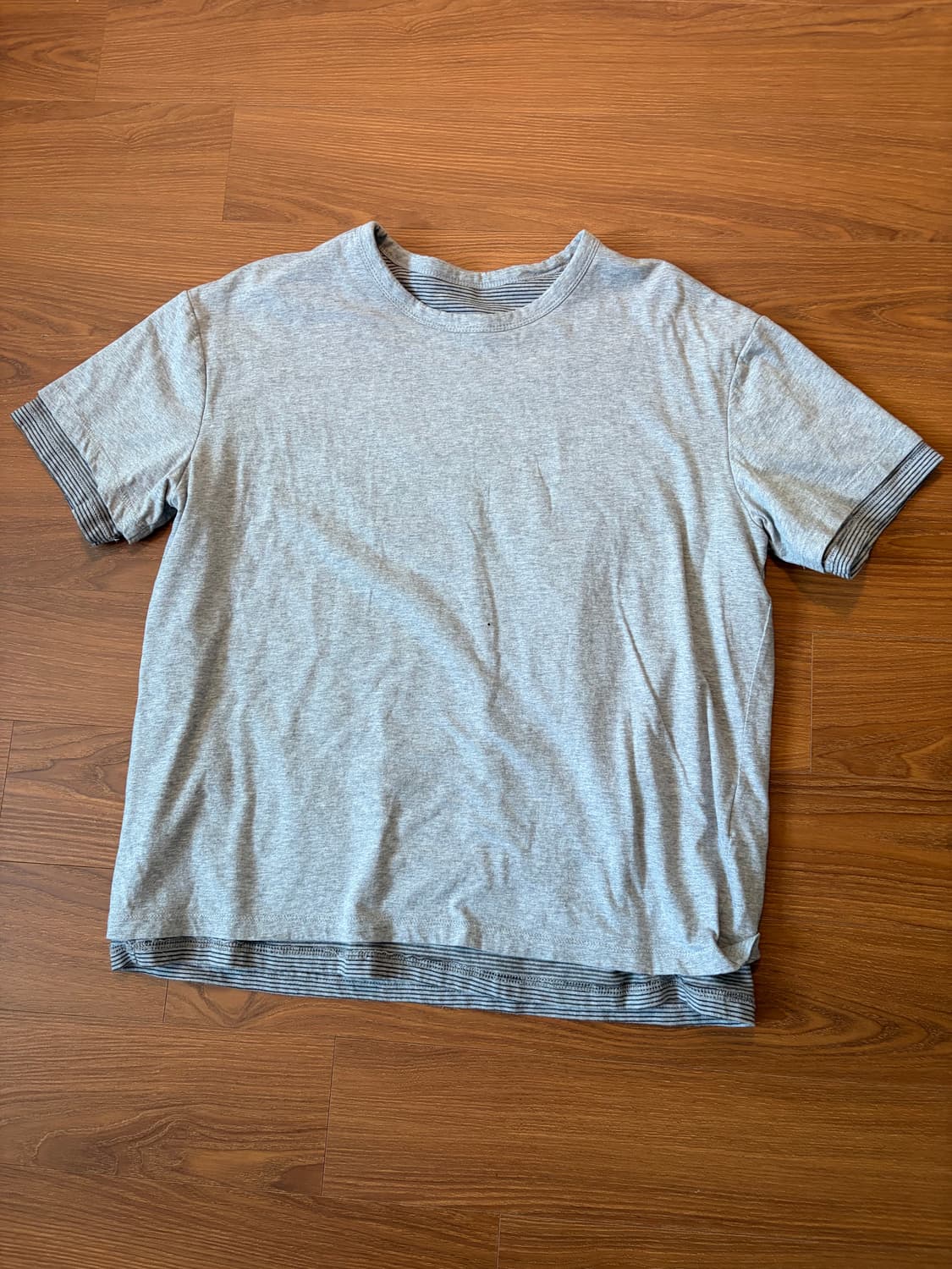 해칭룸 Two Face Tee 1/2 M.Grey 1사이즈 상품이미지3