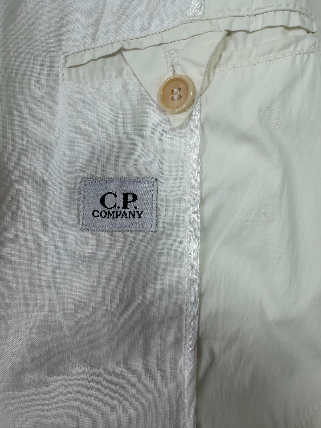 C.P Company 화이트 린넨 블레이저 상품이미지5