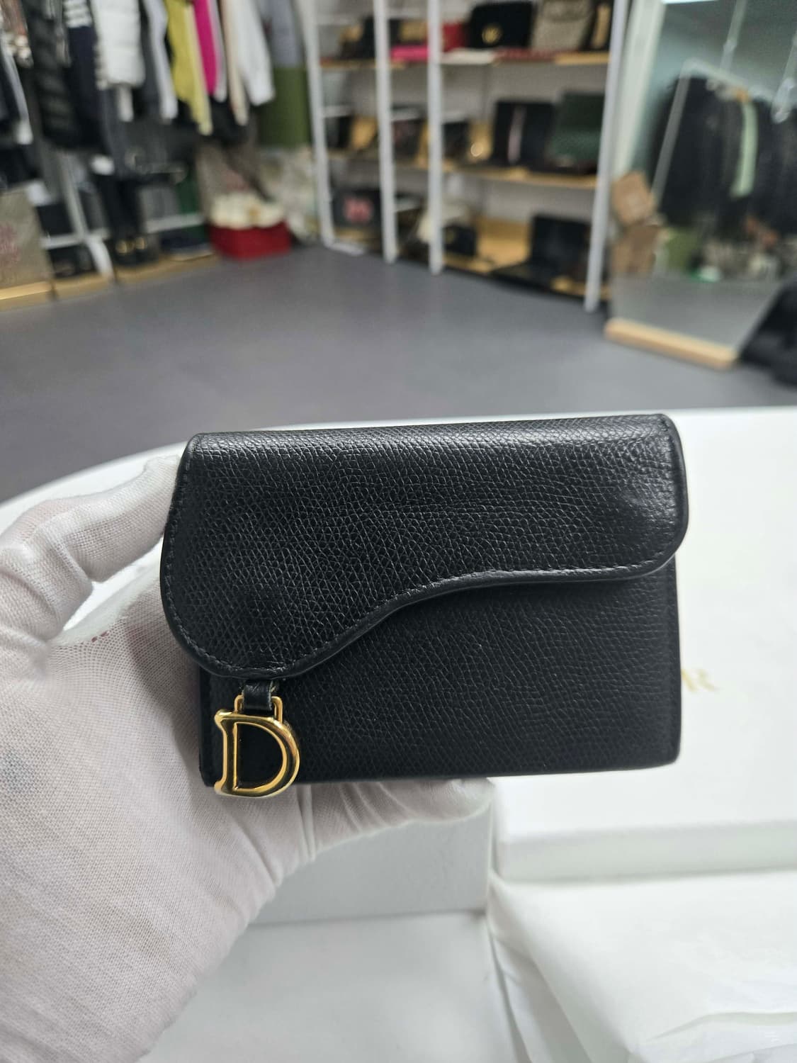 [50%세일] 디올 새들 아코디언 반지갑 상품이미지1