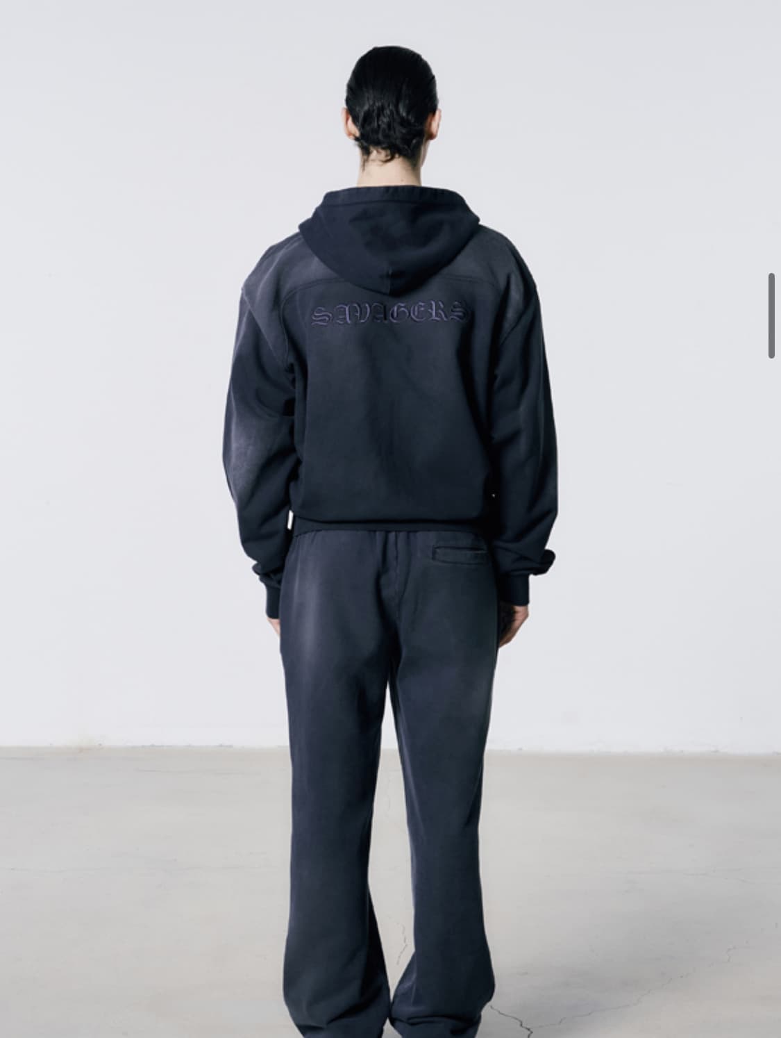 savage Embroidered Hoodie Zip 상품이미지3