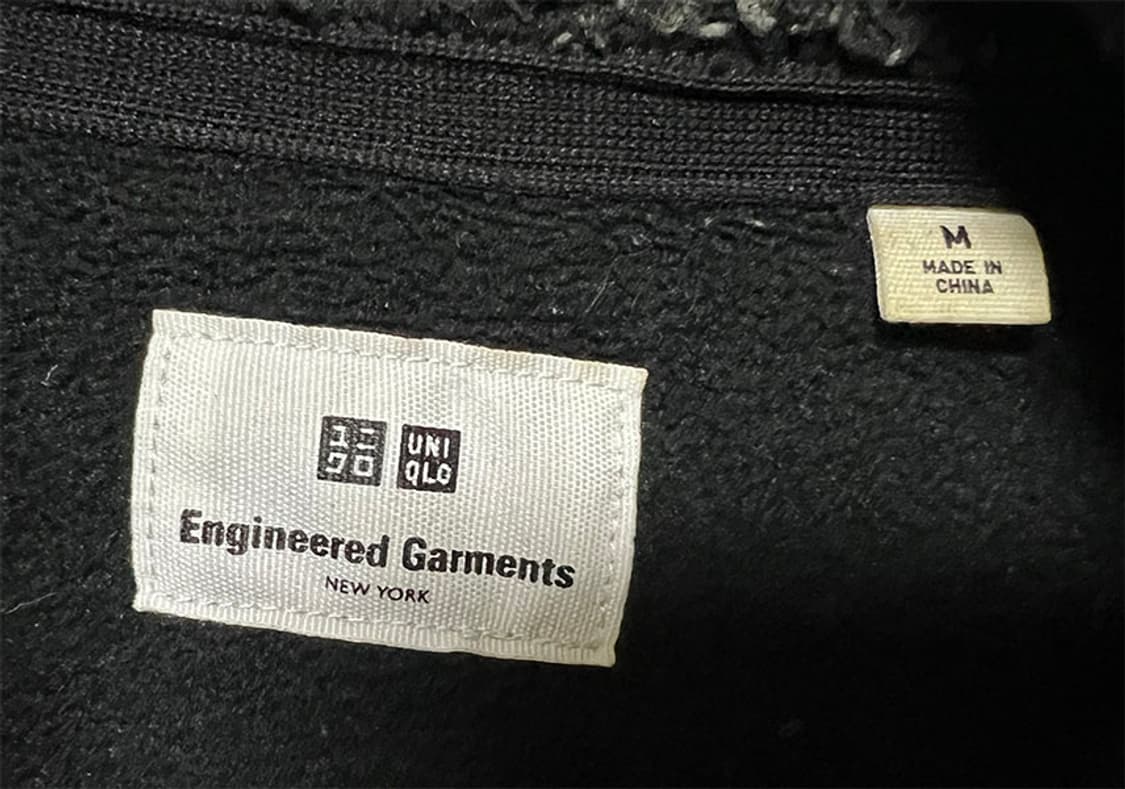 유니클로X엔지니어드가먼츠 남자 후리스 추동 M 95-100  상품이미지3