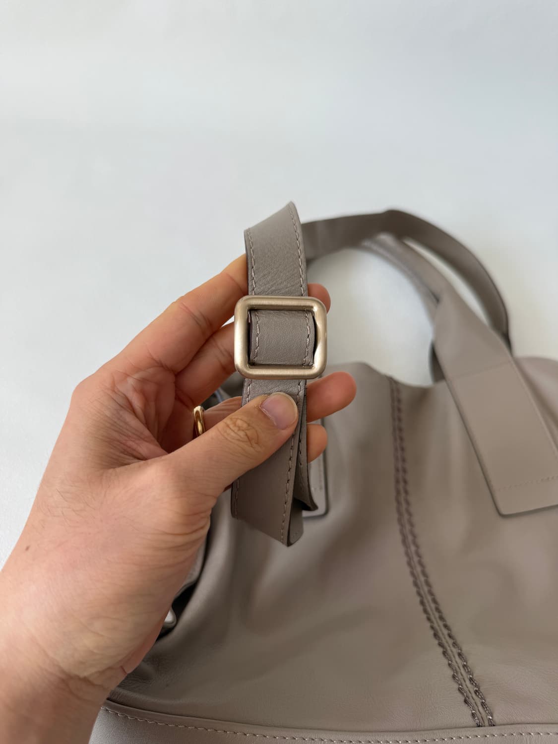 PLINIO VISONA 레더 크로스 토트백(ITALY) 상품이미지7