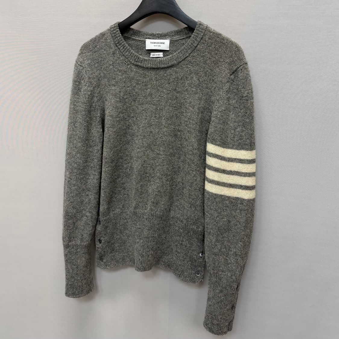 톰브라운 셰틀랜드 사선완장 풀오버 니트 ( 3 ) 상품이미지3