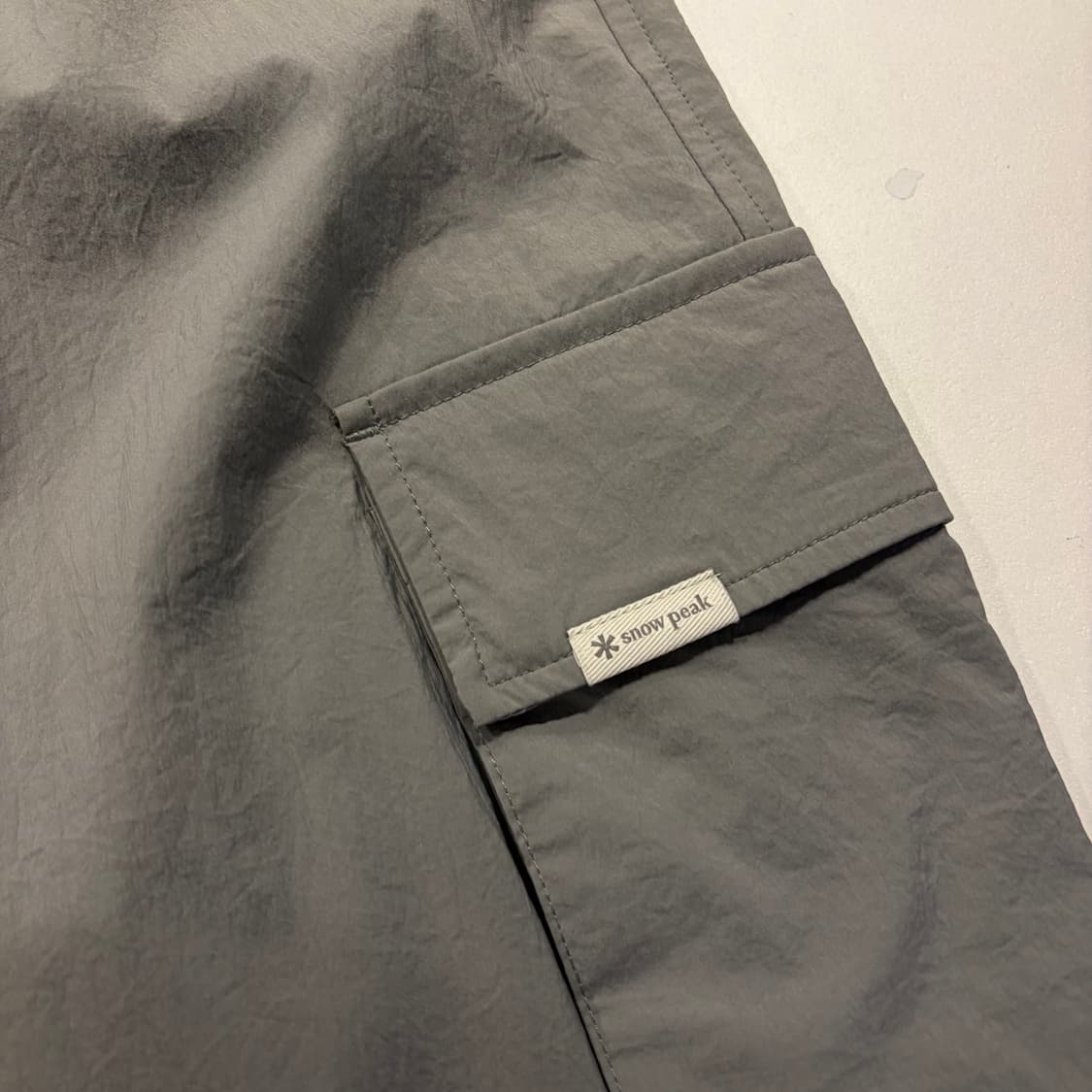 [M] 스노우피크 카고 나일론 팬츠 그레이 C896 상품이미지4