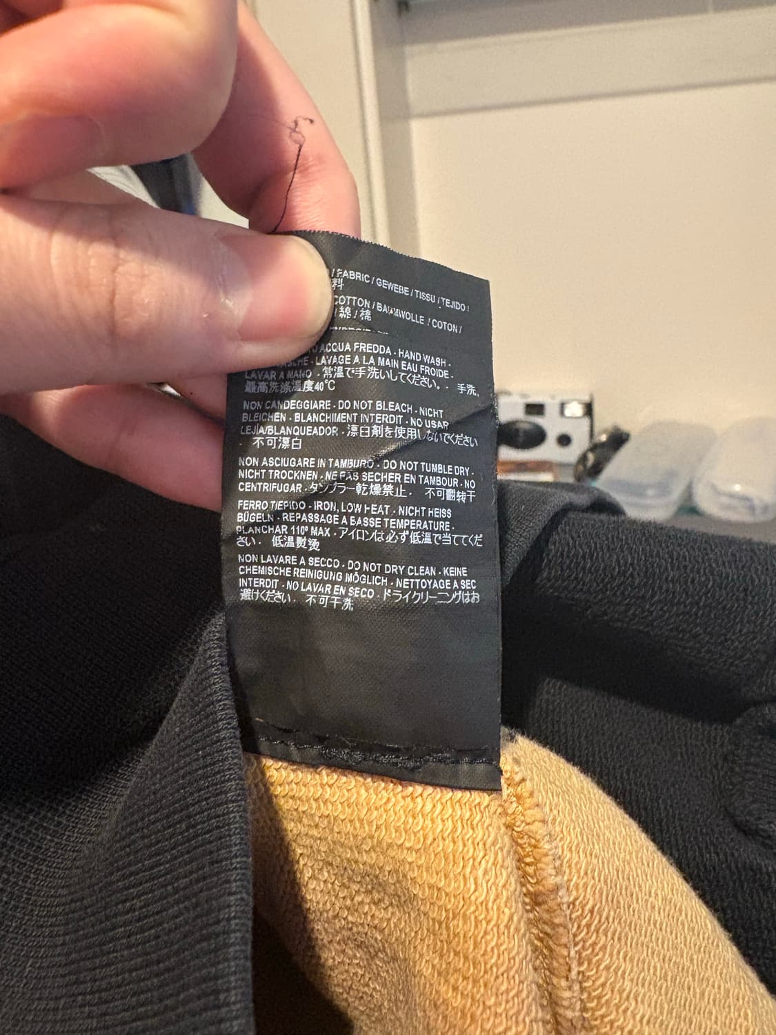 발렌시아가 옴므 블리치드 맨투맨 M 상품이미지6