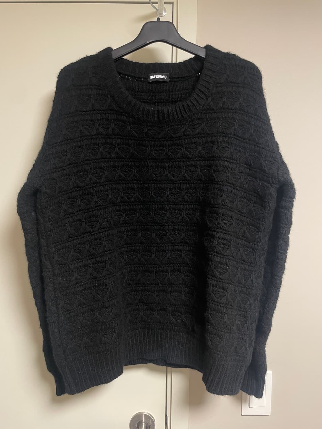 [M] 라프시몬스 12FW 청키 앙고라 스웨터 상품이미지4