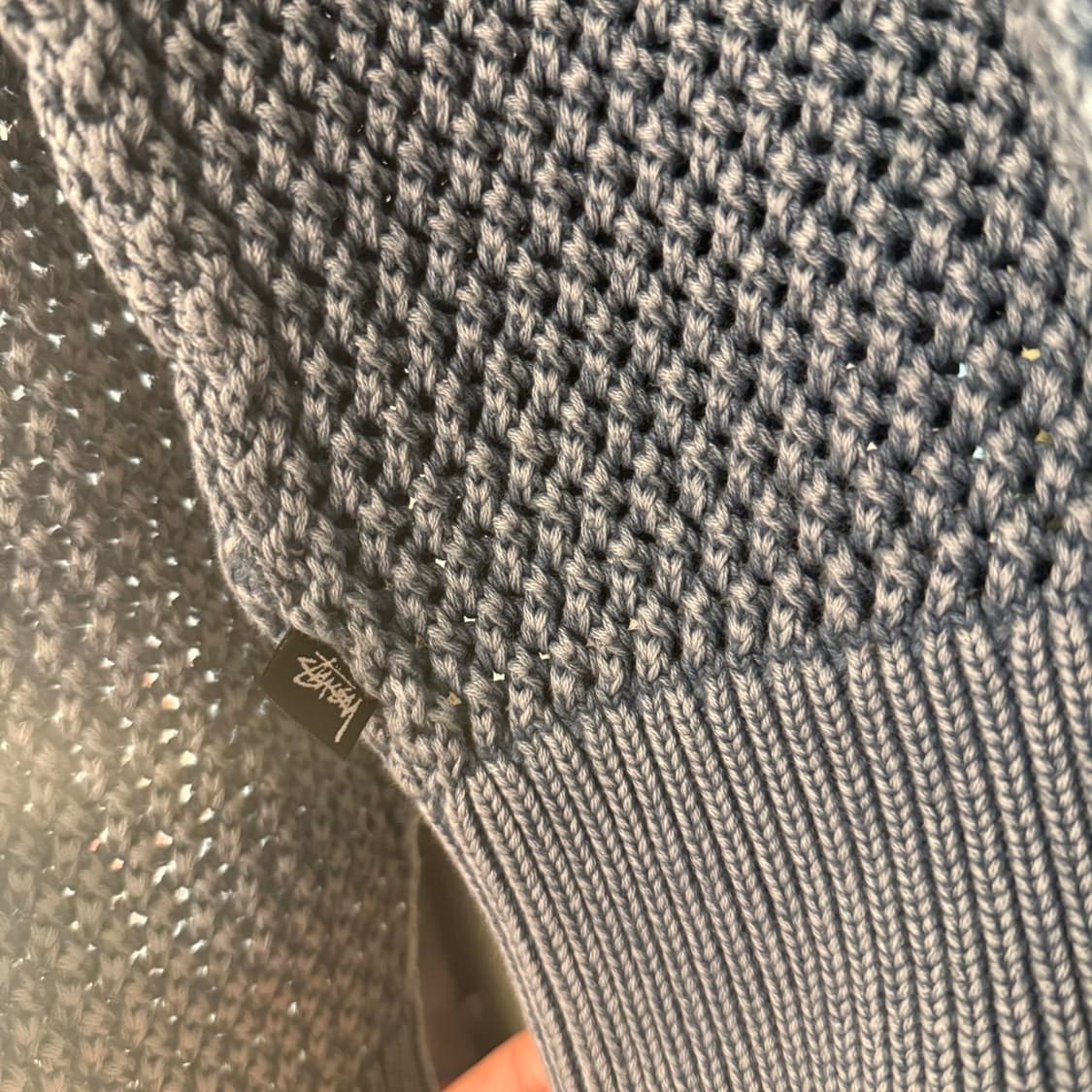 스투시 피그먼트 다이드 루즈 게이지 스웨터 씨폼 상품이미지4