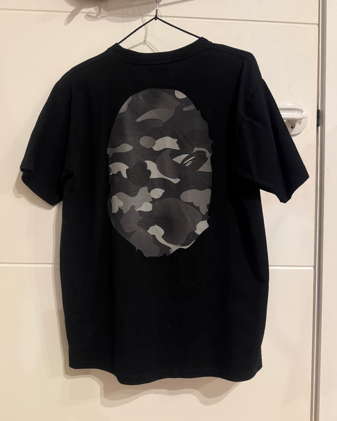 베이프 카모 반팔티 블랙 상품이미지2