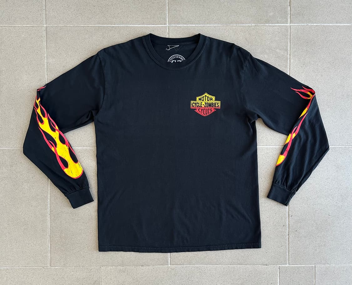 싸이클 좀비 플레임 롱슬리브 L 상품이미지1