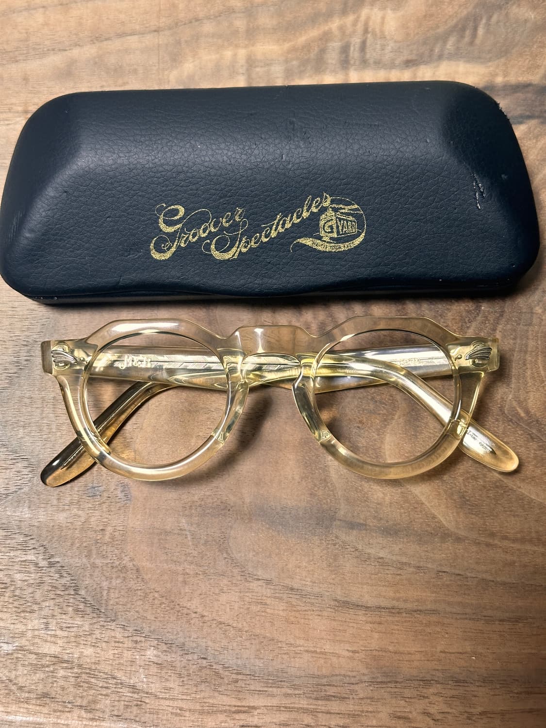 그루버 m&b 엠앤비 옐로우크리스탈 안경 상품이미지1