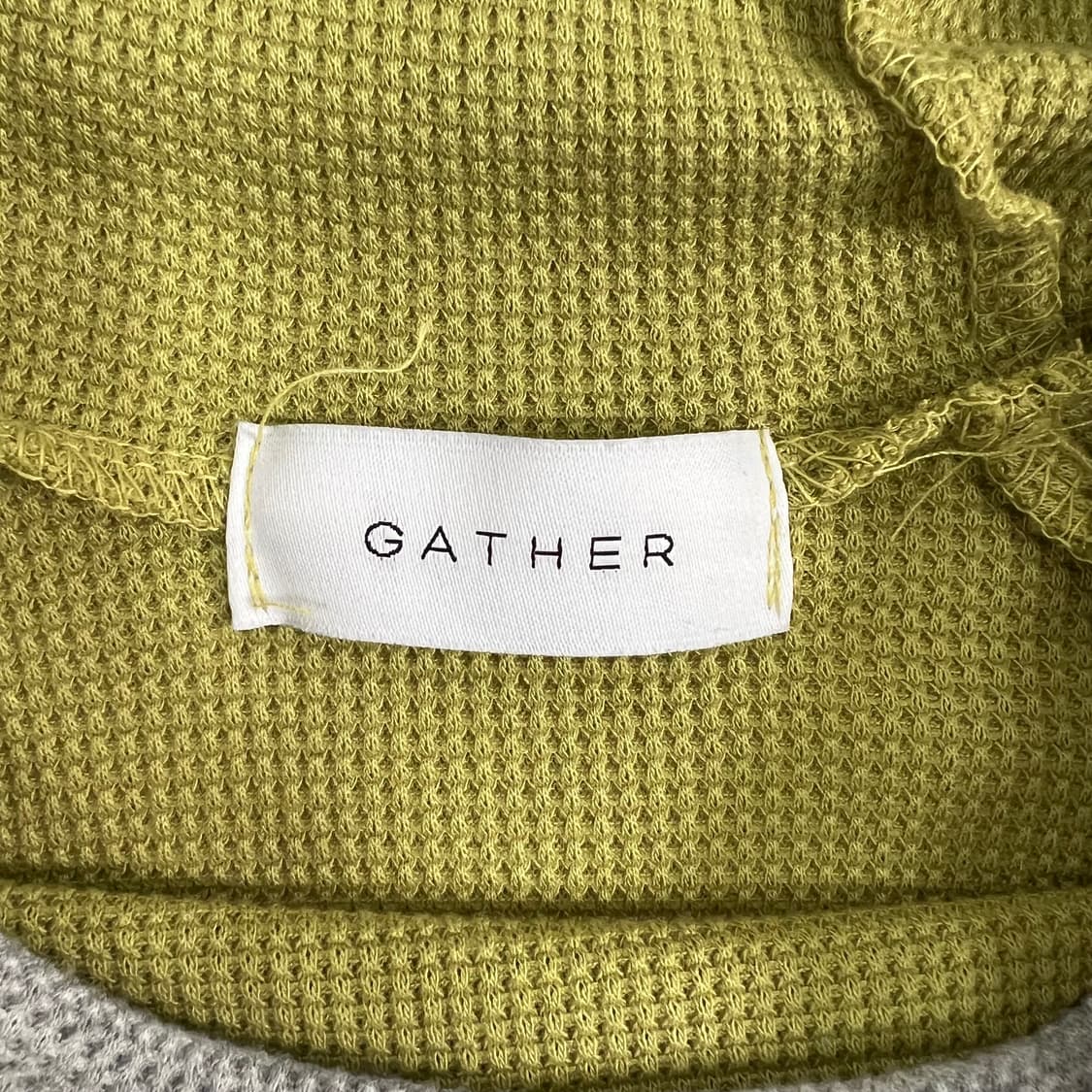 GATHER 후드티 올리브 그린 상품이미지4