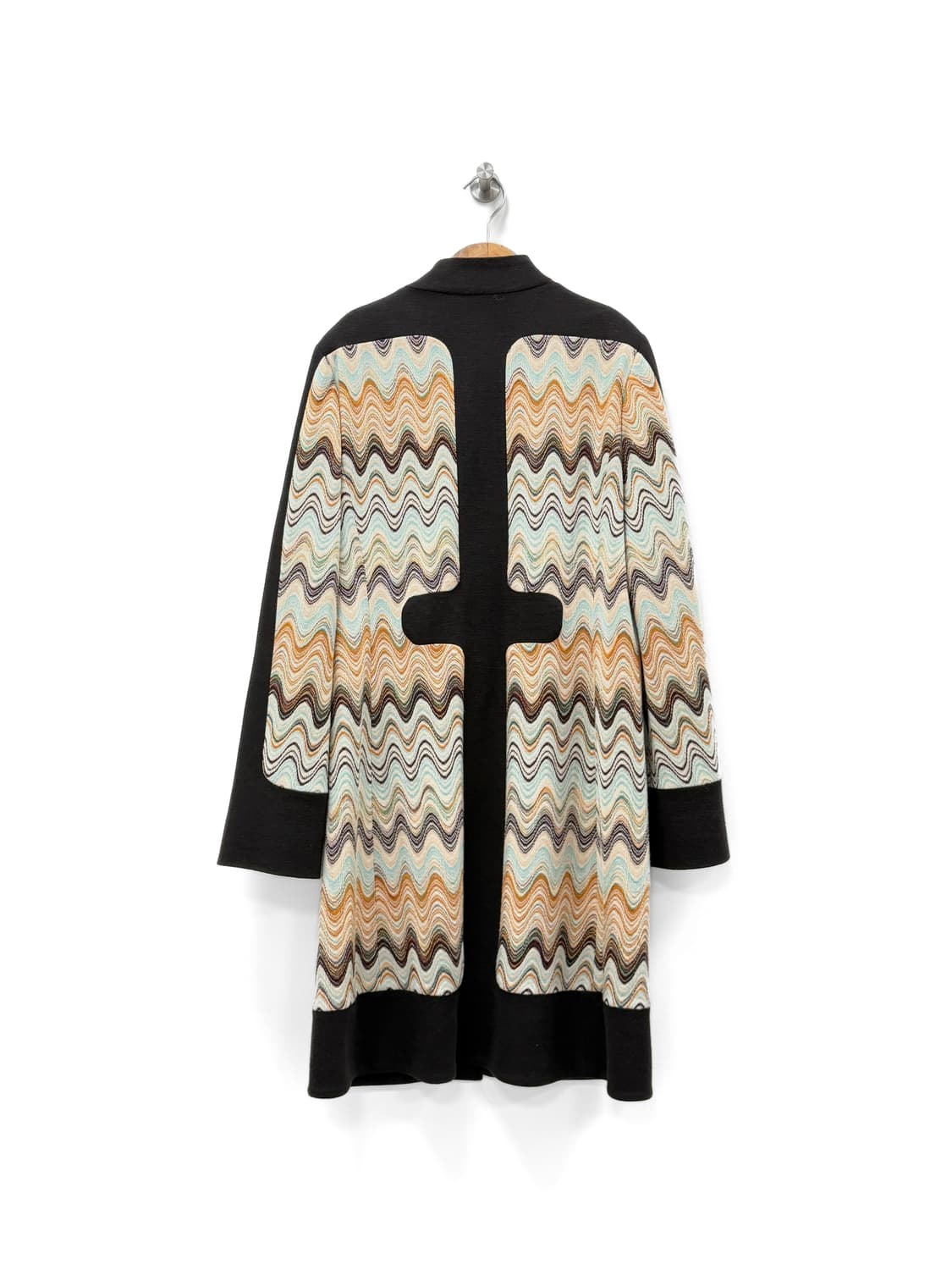 미쏘니 패턴 울 코트 상품이미지4