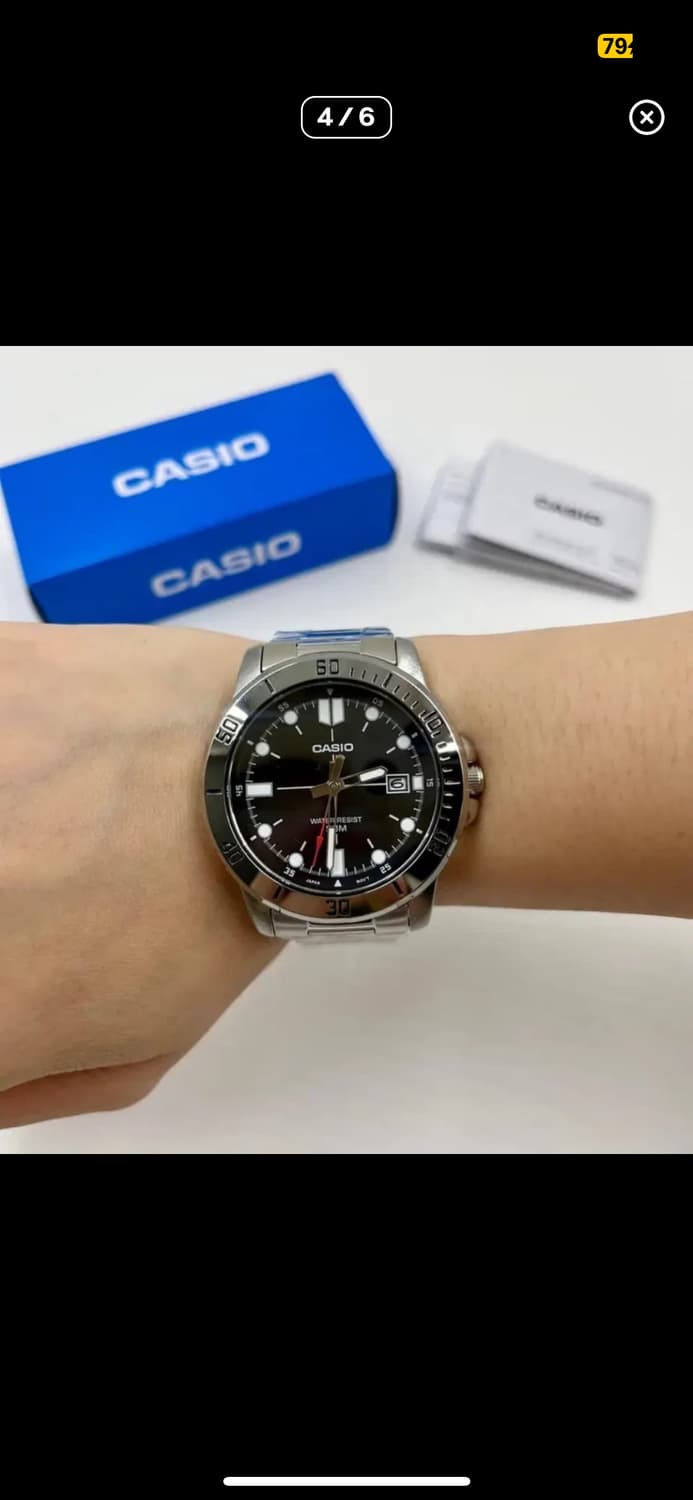 카시오 메탈시계 새상품  상품이미지4