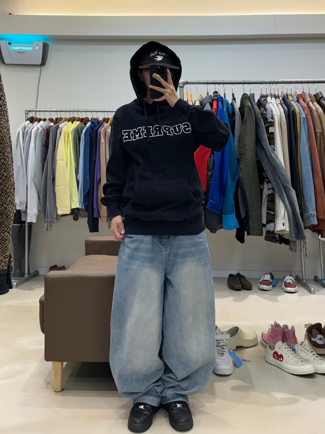 18ss 슈프림 스펠아웃 후드 상품이미지8