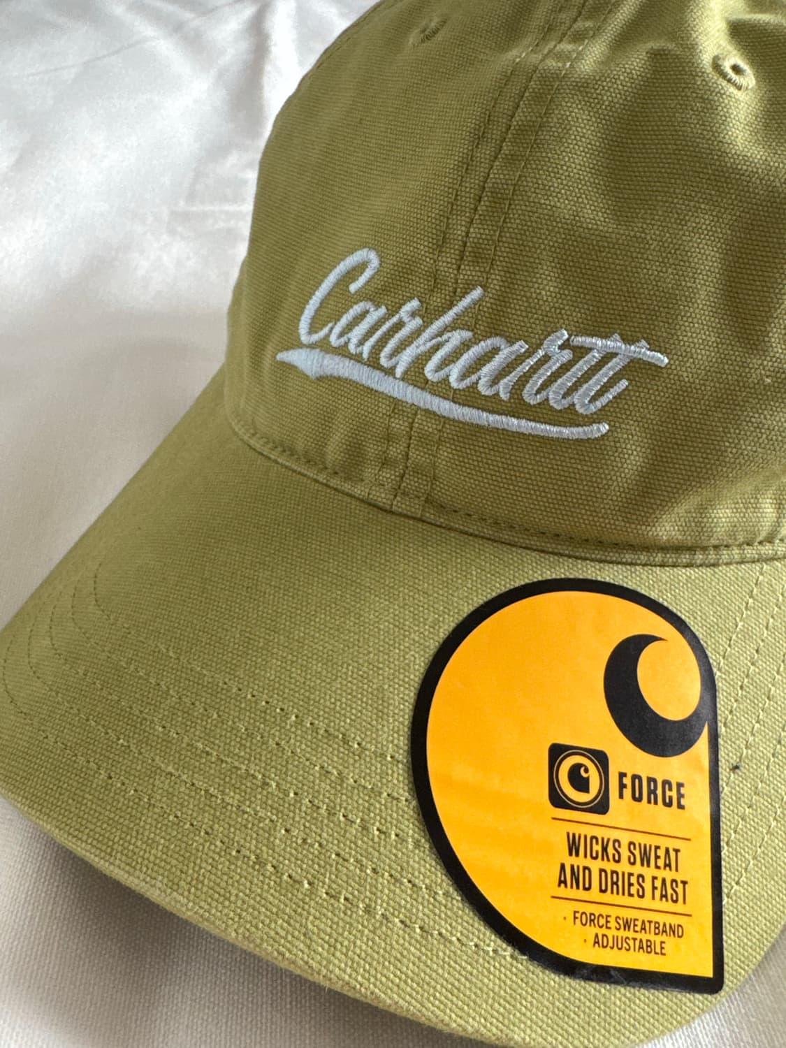 칼하트 캔버스 스크립트 그래픽 자수 로고 볼캡 상품이미지10